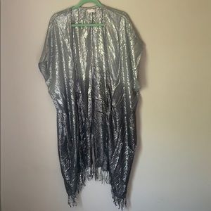 Free People Ombré Shimmer Kimono